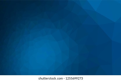 Light BLUE vector low poly layout. Creative geometric illustration in Origami style with gradient. A completely new template for your business design.