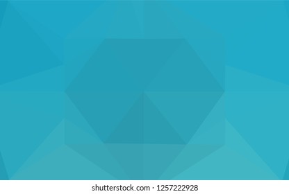 Light BLUE vector low poly layout. Shining colored illustration in a Brand new style. Brand new style for your business design.