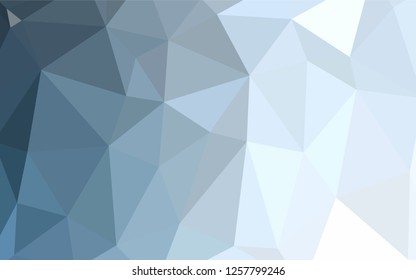 Light BLUE vector low poly layout. A completely new color illustration in a  polygonal style. A new texture for your design.