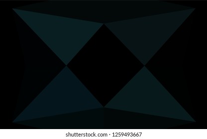 Light BLUE vector low poly cover. A completely new color illustration in a vague style. A new texture for your design.