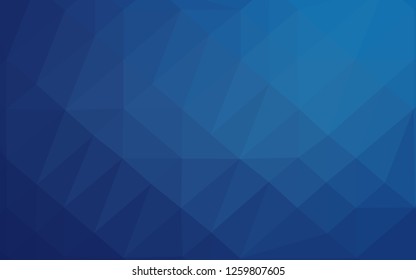 Light BLUE vector low poly layout. A completely new color illustration in a vague style. Polygonal design for your web site.