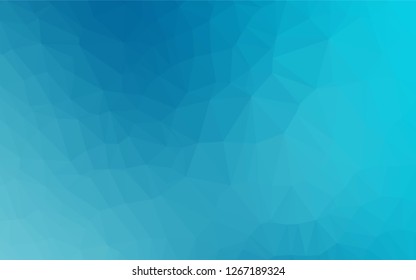 Light BLUE vector low poly texture. Colorful illustration in abstract style with gradient. A completely new template for your business design.