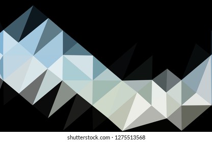 Light BLUE vector low poly texture. A vague abstract illustration with gradient. Brand new style for your business design.