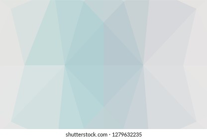 Light BLUE vector low poly cover. Colorful abstract illustration with gradient. A completely new template for your business design.