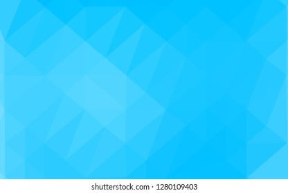 Light BLUE vector low poly texture. A vague abstract illustration with gradient. Brand new style for your business design.