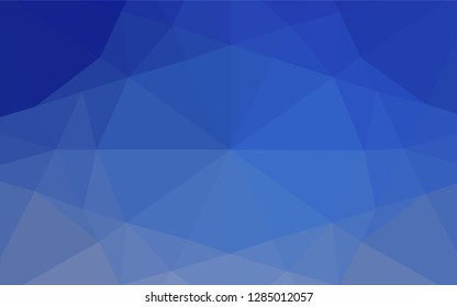 Light BLUE vector low poly layout. Glitter abstract illustration with an elegant design. A completely new template for your business design.