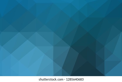 Light BLUE vector low poly layout. Colorful illustration in abstract style with gradient. Textured pattern for background.