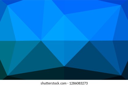 Light BLUE vector low poly texture. Glitter abstract illustration with an elegant design. Brand new style for your business design.
