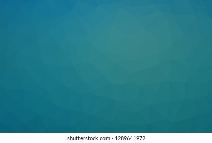 Light BLUE vector low poly texture. A completely new color illustration in a vague style. Elegant pattern for a brand book.