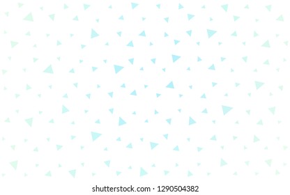 Light BLUE vector  low poly layout. Modern abstract illustration with triangles. Triangular pattern for your design.