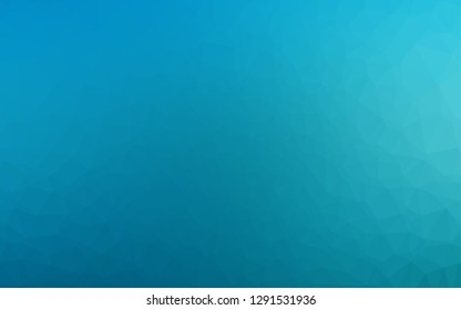 Light BLUE vector low poly cover. Shining colored illustration in a Brand new style. Triangular pattern for your business design.