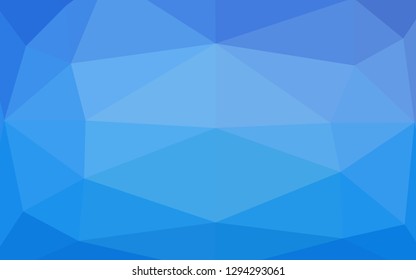 Light BLUE vector low poly texture. Glitter abstract illustration with an elegant design. Brand new style for your business design.