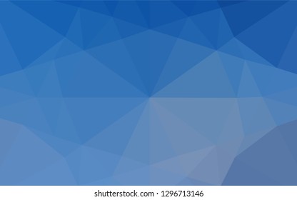 Light BLUE vector low poly cover. A vague abstract illustration with gradient. The template can be used as a background for cell phones.
