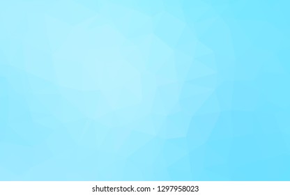 Light BLUE vector low poly cover. Glitter abstract illustration with an elegant design. Brand new design for your business.