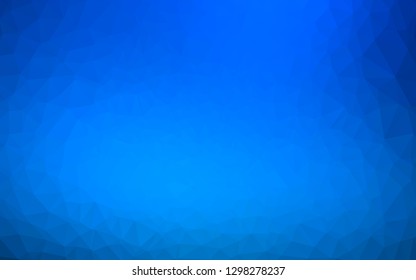 Light BLUE vector low poly layout. A sample with polygonal shapes. Completely new design for your business.