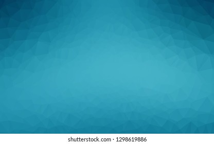 Light BLUE vector low poly layout. Geometric illustration in Origami style with gradient. Template for a cell phone background.