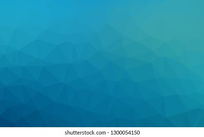 Light BLUE vector low poly layout. Brand new colorful illustration in with gradient. Completely new template for your business design.