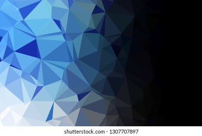 Light BLUE vector low poly texture. An elegant bright illustration with gradient. New texture for your design.