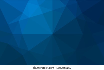 Light BLUE vector low poly texture. Brand new colored illustration in blurry style with gradient. Brand new style for your business design.