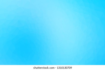 Light BLUE vector low poly cover. A completely new color illustration in a vague style. Completely new template for your business design.