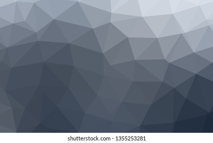 Light BLUE vector low poly layout. Colorful illustration in Origami style with gradient.  New texture for your design.