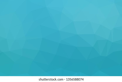 Light BLUE vector low poly texture. Geometric illustration in Origami style with gradient. Triangular pattern for your business design.