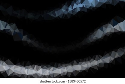 Light BLUE vector low poly cover. Colorful abstract illustration with gradient. Brand new style for your business design.