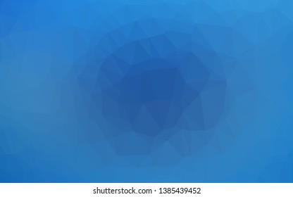 Light BLUE vector low poly texture. A sample with polygonal shapes. New texture for your design.