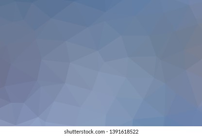 Light BLUE vector low poly cover. A completely new color illustration in a vague style. Template for a cell phone background.