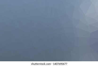 Light BLUE vector low poly layout. Colorful illustration in abstract style with gradient. Completely new design for your business.