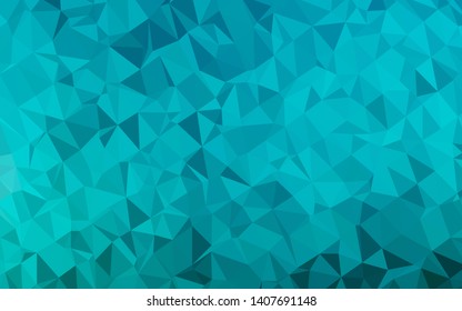 Light BLUE vector low poly layout. Colorful illustration in abstract style with gradient. Template for a cell phone background.
