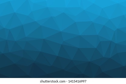 Light BLUE vector low poly layout. Creative illustration in halftone style with gradient. Brand new design for your business.