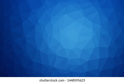 Light BLUE vector low poly texture. Colorful abstract illustration with gradient. Template for a cell phone background.
