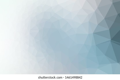 Light BLUE vector low poly texture. Geometric illustration in Origami style with gradient. Completely new template for your business design.