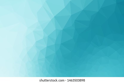 Light BLUE vector low poly texture. An elegant bright illustration with gradient. Template for a cell phone background.