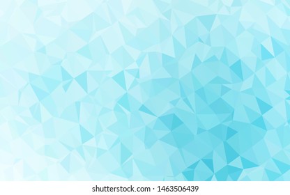 Light BLUE vector low poly layout. A sample with polygonal shapes. Completely new template for your business design.