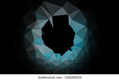Light BLUE vector low poly texture. Modern geometrical abstract illustration with gradient. New texture for your design.