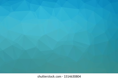 Light BLUE vector low poly layout. An elegant bright illustration with gradient. Completely new template for your business design.