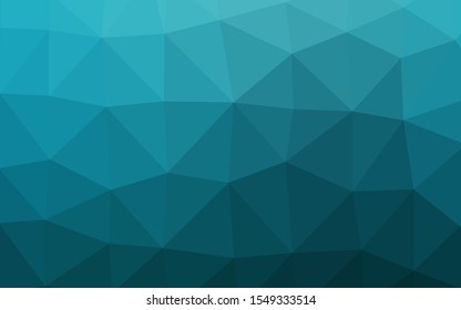 Light BLUE vector low poly layout. A sample with polygonal shapes. Brand new style for your business design.