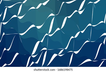 Light BLUE vector Low poly crystal background. Polygon design pattern. Low poly illustration, low polygon background.