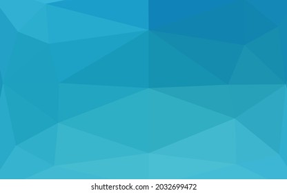 Light BLUE vector low poly cover. Glitter abstract illustration with an elegant design. Completely new template for your business design.