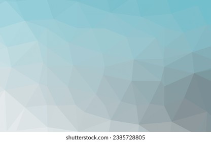 BLEU clair image vectorielle texture low-poly. Illustration abstraite colorée avec dégradé. Nouveau design pour votre entreprise.