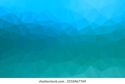 Light BLUE vector low poly cover. Shining colored illustration in a Brand new style. Elegant pattern for a brand book.
