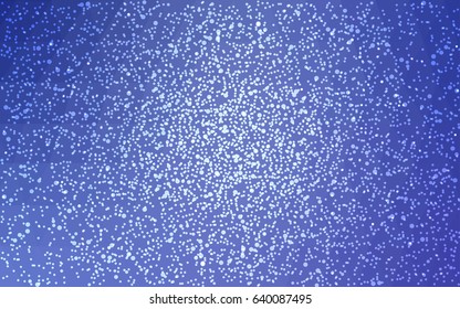 Light BLUE vector low poly crystal background with snowflakes. Polygon christmas design pattern . Low poly illustration of New Year celebration.