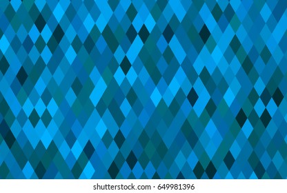 Light BLUE vector low poly template. Brand-new colored illustration in blurry style with gradient. The textured pattern can be used for background.