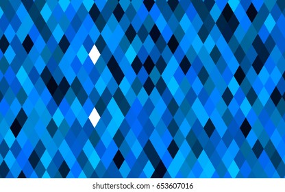 Light BLUE vector low poly background. Creative geometric illustration in Origami style with gradient. The completely new template can be used for your brand book.