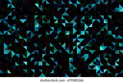 Light BLUE vector low poly pattern. Modern geometrical abstract illustration with gradient. A new texture for your design.
