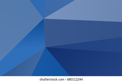Light BLUE vector low poly pattern. Modern geometrical abstract illustration with gradient. A completely new template for your business design.