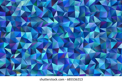 Light BLUE vector low poly background. A vague abstract illustration with gradient. A completely new design for your business.