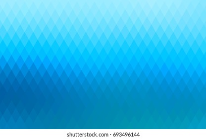 Light BLUE vector low poly background. A sample with a polygonal design. Illustration in polygonal style with repeating squares